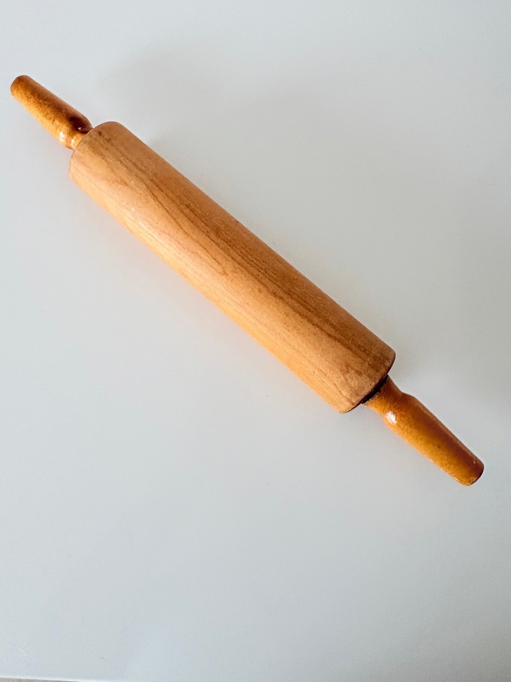 Vintage Baribo-Maid Maple Rolling Pin 1960s Canadian Kitchen Tool Farmhouse